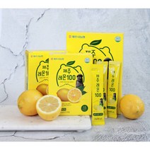 [제주시농협] 제주 레몬100 착즙액 레몬즙 100% 원액 국내산 제주산 20g x 15포, 20ml