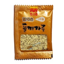 일회용 들깨가루 100개 (3g x 100) 포장용 배달용 서비스들깨 업소용 볶은들깨, 100개 x 20팩