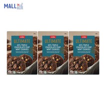 호주 콜스 Coles 얼티메이트 40% 트리플 초코칩 민트 쿠키 400g 3개 묶음