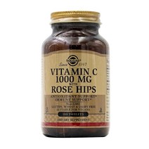 솔가 비타민 C 1000 mg 위드 로즈힙 100 타블렛, 3병, 100정