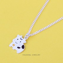 925실버 아기소띠 미아방지 은목걸이, Gift선물포장, 아기소띠 목걸이