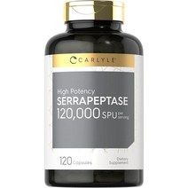 칼라일 하이 포텐시 세라펩타제 세라펩타아제 Serrapeptase 120000SPU 120개입