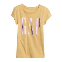 GAP 여아용 그래픽 반소매 티셔츠 네이비 유니폼