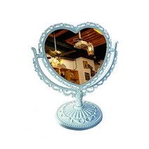 골동품 인테리어 수집용 화장품 거울 기능성 내구성 책상 유형 빈티지 유럽 스타일 거울, 파란색 2