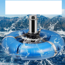 연못 산소발생기 스테인레스 스틸 저수지 산소공급기, 1.5kw380v30 와이어 아연 도금 임펠러