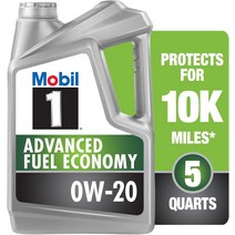 모빌원 Mobil 1 어드밴스드 합성 모터 오일 0W-20 5쿼트, 기본