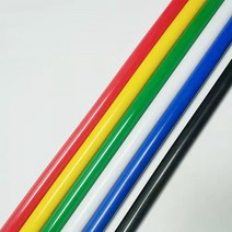 POM 레드 블루 옐로우 그린 스틱 폴리옥시메틸렌 50cm, 04 Blue_09 2개 50cm dia.35mm