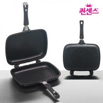 인덕션용 생선후라이팬 고기구이 양면팬 특대사이즈, 특대, 올비아 인덕션 양면팬(특대)
