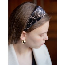 벨벳 패턴 헤어밴드 LFHB0712