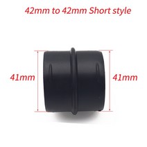 42/60/75mm 자동차 히터 덕트 파이프 조이너 커넥터 에버스패커 또는 베바스토 용 스트레이트 조인트 호스, 07 42Short connector