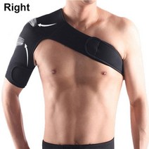 석회성건염 회전근개염 보호대 어깨 인대 힘줄 늘어남 탈구된 관절 관절순 파열 을 위한 조절 가능한 안정성 가벼운 통기성 네오프렌 지지대, 오른쪽 어깨, L체중 90-110kg