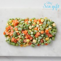 [씨기프트]냉동 혼합야채 5종 1kg 완두 당근 옥수수 그린빈 대두 채소 볶음밥 이유식, 단품