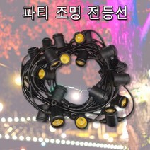신성전기 파티 조명 전등선 오징어등 줄조명 작업등 25분기 SSPL-01-25 15M, 25분기 15M