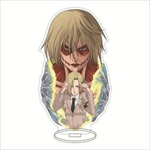 피규어케이스 피규어진열장 아크릴진열장 타이탄 아크릴 스탠드 모델 공격 Levi Mikasa Eren 애니메이션 피규어 Shingeki No Kyojin 데스크 장식 컬렉션 친구, [02] 2