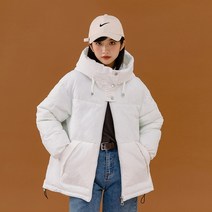 블링앤수 여성 포근 면 숏 패딩