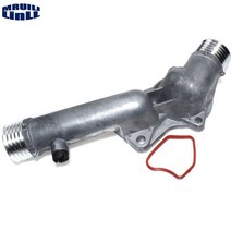 엔진 냉각수 온도 조절기 하우징 11531740478 BMW 호환 5 7 E38 E39 520 528i Waterpipe 배출구, [01] 1 Piece, 01 1 Piece