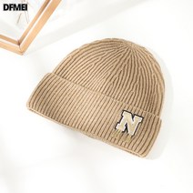 추동 비니 남성 캐주얼 코디 학원풍 니트 모자 여성 두꺼운 후드 여성