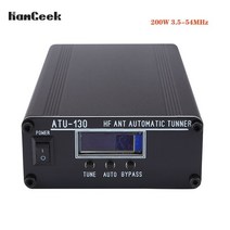 HamGeek ATU-130 200W HF Automatic Antenna Tuner 3.5-54MHz Shortwave With Black Panel