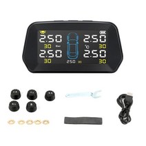 tpms 경보 타이어 압력 센서 신뢰할 수 있는 내구성 모니터링 시스템 태양광 발전 자동 보안 타이어 압력 제어 5 타이어, 5륜