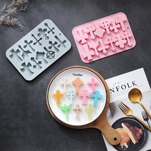 실리콘몰드 - 십자가 데코 12구 비누 석고 캔들 diy 데코