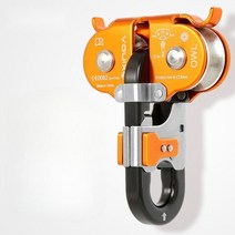 짚라인 설치 클라이밍 초크 백 하네스 집라인, 오렌지 블랙