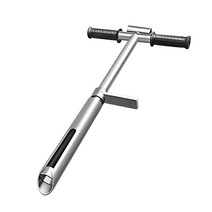 토양 샘플러 추출기 채취기 시료 흙 파기 식물 뿌리, B 총 길이0.5m드릴직경38mm불도저