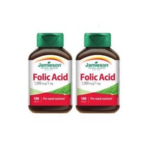 자미에슨 엽산/폴릭 에시드 1000mcg/1mg 100정 x2, 자미에슨 엽산/폴릭 에시드 1000mcg/1mg 100