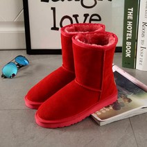 새로운 가죽 5825 스노우 부츠 여성 대외 무역 겨울 부츠 헤어 튜브 두꺼운 가죽 미끄럼 방지 쇠고기 힘줄 부츠