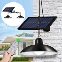 smabat 태양광 샹들리에 태양광정원등 LED 하이라이트 빈티지 버블라이트 야외 실내 겸용 조명등 야외 정원등 쌍등, 백색광