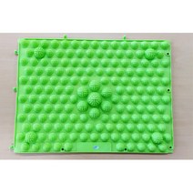 부모님 집 건강용품 선물 노란색 지압판 매트 발바닥, 1개