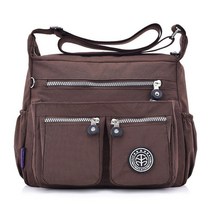 Ttou는 여성을 위한 패션 디자이너 방수 나일론 핸드백 지퍼 지갑 메신저 크로스 바디 975aEA6c1