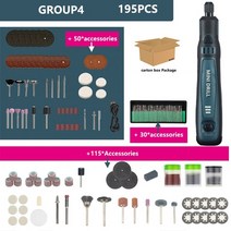 물고추가는기계 양념분쇄기 고추가루기계 곡물분쇄기 무선 전기 드릴 그라인더 로타리 도구 충전식 배터리 목공 조각 속도 미니 조각사 펜, 돔-001-그룹4