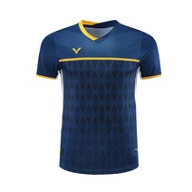 빅터승리배드민턴복55주년남녀대회복반팔세트경기복공동구매