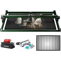 [일본직송]NEJE MAX4 A40640 레이저 조각 기계 커터 12W 이중 스폿 압축 레이저 조각 범위 460X810MM, 허니컴보드 롤러 펌프 추가