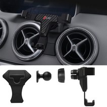 자동차브래킷삼각대 무선충전 메르세데스-벤츠 cla gla 클래스 자동차 전화 홀더 용 mb x156 c117 gla200 gla250 cla180 cla220 에어 벤트 클립, 글라 클라 클래스