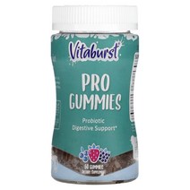 Vitaburst Vitaburst 프로 구미젤리 유산균 소화 지원 베리 구미젤리 60개