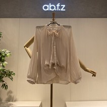 DB_ ab.f.z 쉬폰 리본 블라우스 (AOW5HB34G)