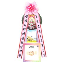 축하 쌀화환 20kg sy1 개업 결혼식 결혼 개업식 오픈
