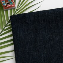 태백섬유 바이오워싱 청지 스판 원단 청 데님 천 면 청바지 진청, 진청(K삼일)
