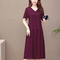 린넨 원피스 마 빅사이즈 롱 리넨 여성용 V넥 코튼 로브 빈티지 A 라인 솔리드 드레스 여성 의류 캐주얼 스타일 여름 패션