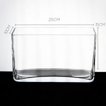 해외 직사각형 유리 어항 투어항 사무실 테이블 어항 작은어항 작은직사각형어항-44402, 옵션01