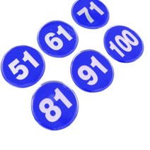 식당 테이블 자리 51-100 파랑 큰 번호 헬스장 수영장 목욕탕 탈의실 락커 62mm 넘버 학교 사물함 학원 매장 캐비넷 락카 숫자 레스토랑 안내 PC방 넘버링 좌석 부착 판, 제품선택, 56