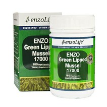 엔조라이프 엔조 초록입홍합 17000 180캡슐 x3통 ENZOLIFE 뉴질랜드, 3개