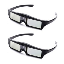 AUN-DLP LINK 3D 안경 LCD 셔터 충전식 모든 DLP-Link 프로젝터, [03] 2 Glasses