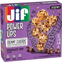Jif Power Ups Strawberry Peanut Butter Creamy Clusters Granola Cluster Bites １.3 Ounce Pouches (Pac, 1