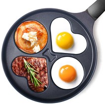 토탈하우스 탈렌트쿡 베네치아 IH 에그하트4구팬 인덕션 에그팬 277074, 27X46.5X3.5cm