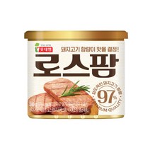 롯데햄 로스팜97 340g x 10캔 / 통조림 햄, 상세페이지 참조