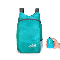 여행용 등산용 접이식 배낭 초경량 보조가방 청록