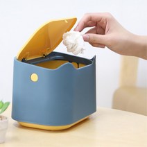 사무직 자취생 고양이 캐릭터 쓰레기통 회사 호텔, 1개, 화이트