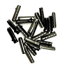 1 피스/세트 DIY 신발 끈 교체 헤드 로프 Cip 테일 클램프 총알, gun black 4x23mm